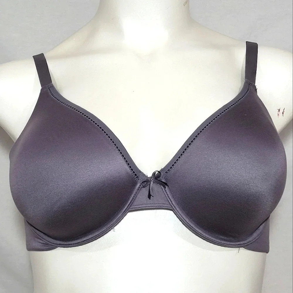 38DD Maidenform 6770 Self Expressions Extra Coverage UW‎ Bra Gray NWT